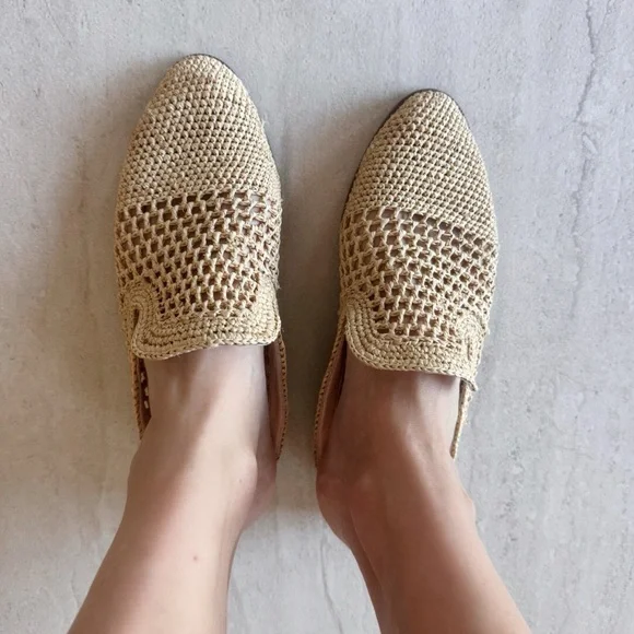 Robert Clergerie Shoes Robert Clergerie Antes Raffia Mules In